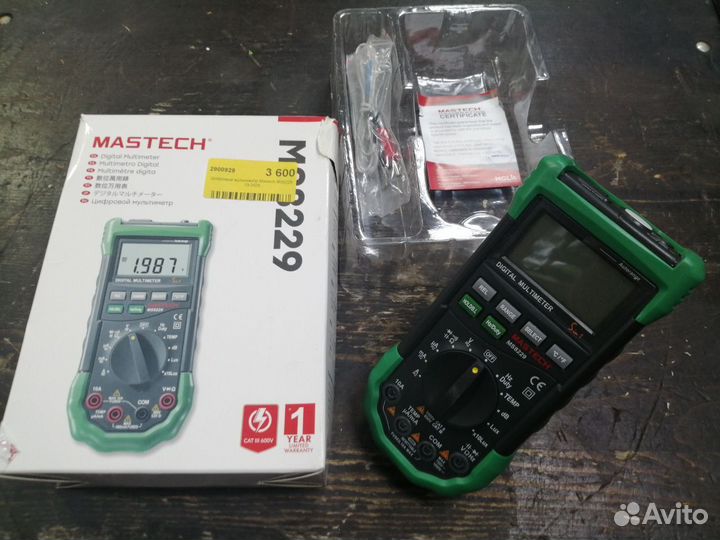 Цифровой мультиметр Mastech MS8229 13-2029