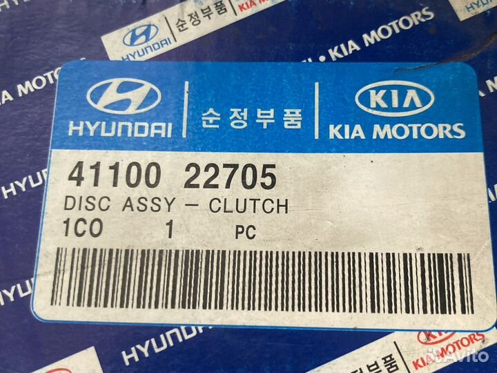 Диск сцепления hyundai accent