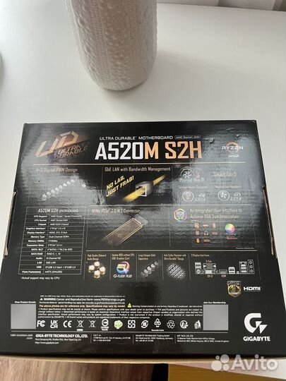 Материнская плата gigabyte A520M S2H
