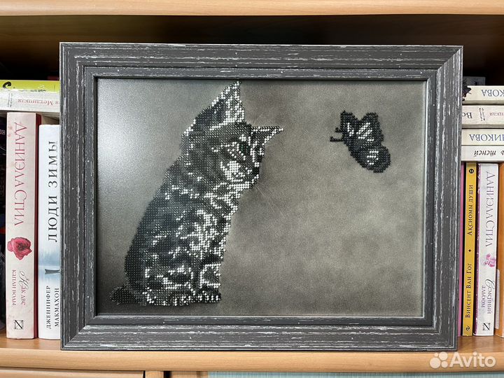 Картина вышитая бисером 