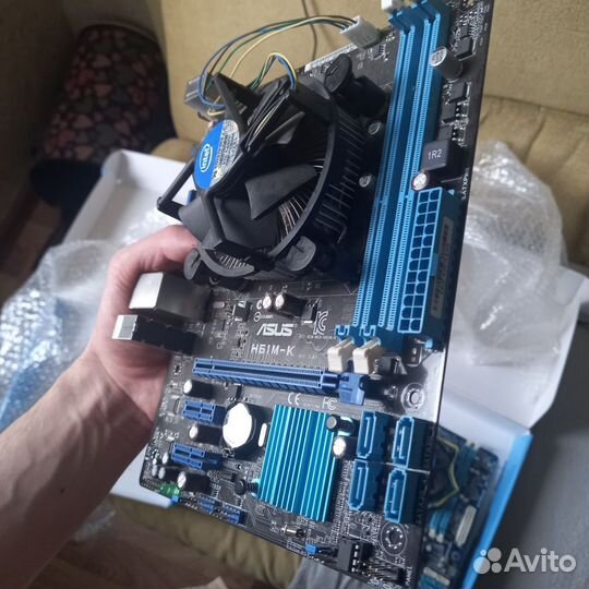 Материнская плата Asus 1155 комплект