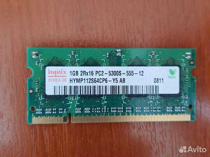 Оперативная память для ноутбука ddr2 1Gb Hynix