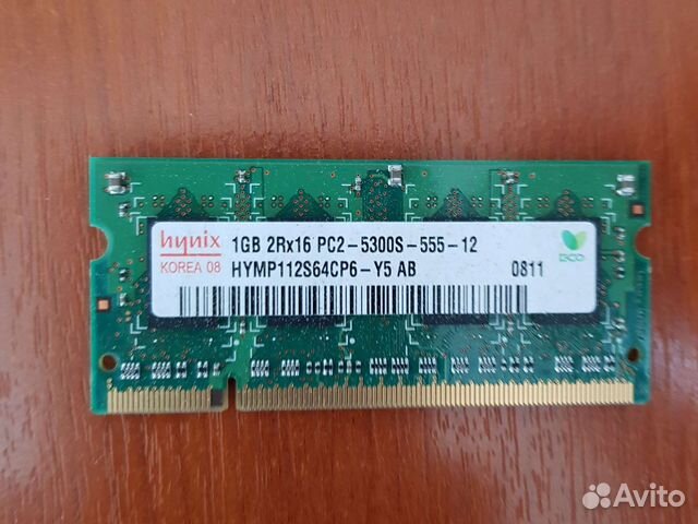Оперативная память для ноутбука ddr2 1Gb Hynix