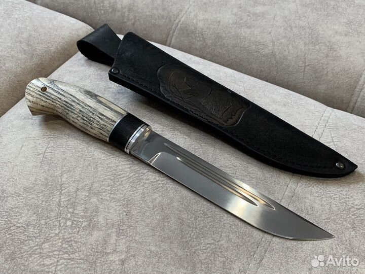 Засапожный нож из кованой стали х12мф