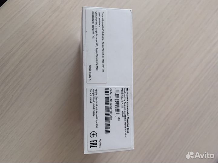 Airpods 2 оригинал