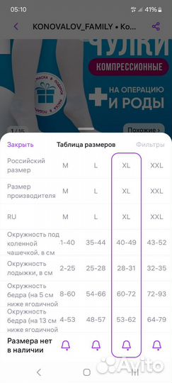 Компрессионные чулки 2 класс