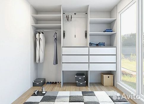 Гардеробная по вашим размерам на заказ
