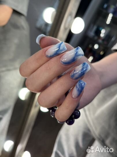 Маникюр гель-лак, педикюр, наращивание ногтей
