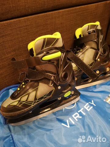 Коньки раздвижные + ролики Rush Action 33-36