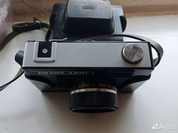 Фотоаппарат СССР, Вилия-авто с кожаным чехлом