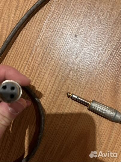 Балансный кабель xlr trs Amphenol