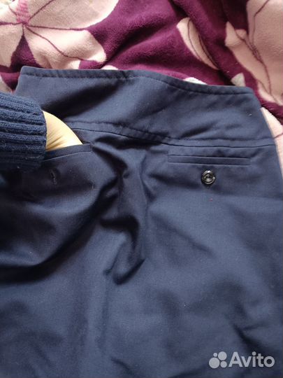 Юбка тëмно-синяя