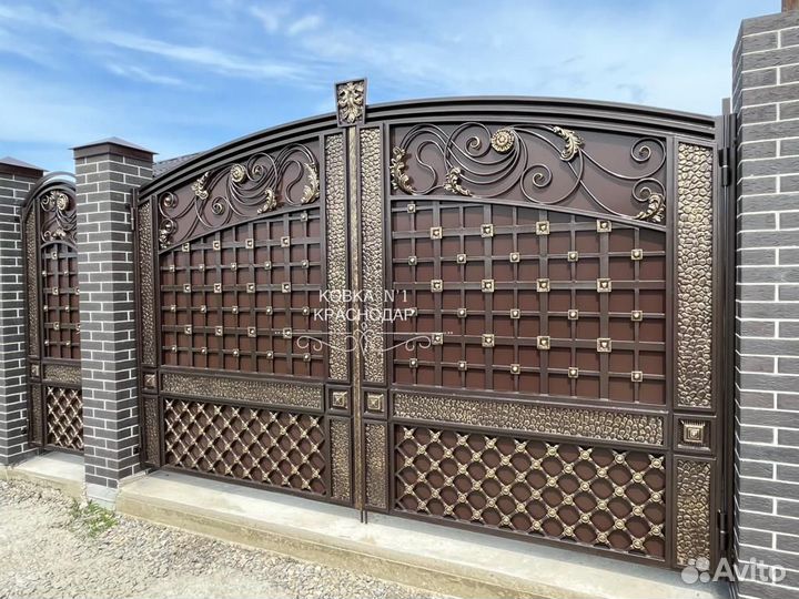 Кованые ворота на заказ
