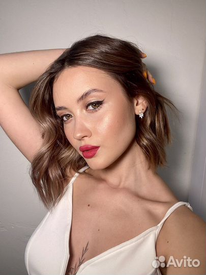 Макияж укладка брови