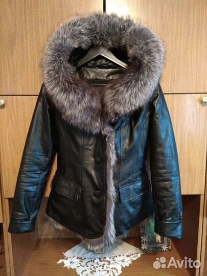 Куртка кожаная женская