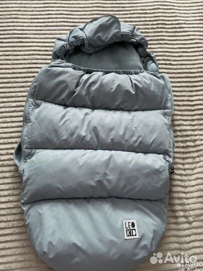 Зимний конверт в коляску leokid