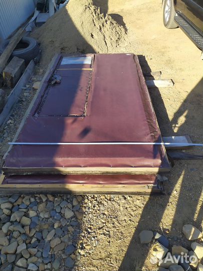 Ворота гаражные металлические бу