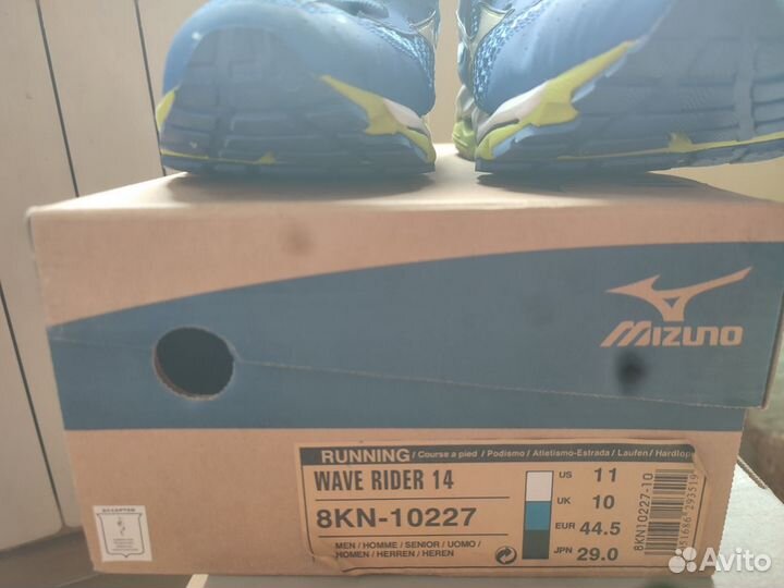 Кроссовки Mizuno Wave Rider 14 Новые