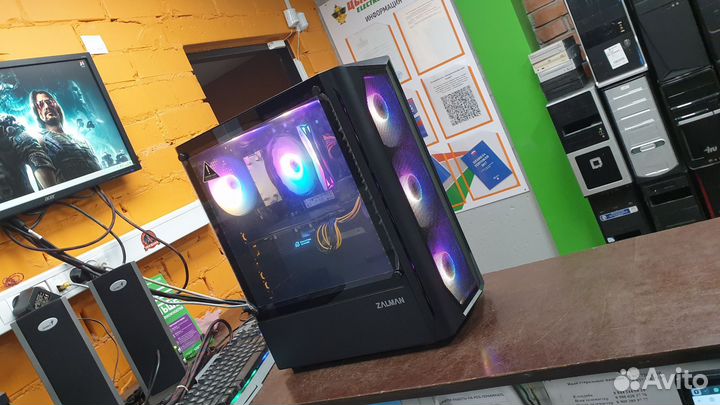 Игровой Пк Ryzen 5-4500/DDR4 16Gb/NVMe1Tb/RX5700XT