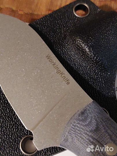 Нож шейный WK26 Elmax Стоунвош Микарта