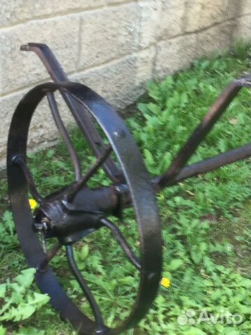 Ходовая для арбы тележки старинная кованная
