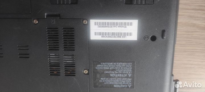 Ноутбук на запчасти toshiba