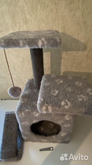 Когтеточка домик для кошки бу