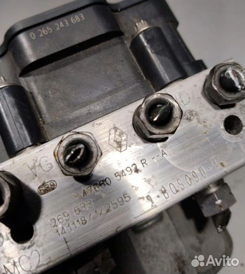 Блок абс 0265243683 Renault Clio III 2005 - 2012 года