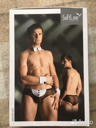 Мужской ролевой костюм официанта/джентельмена, р