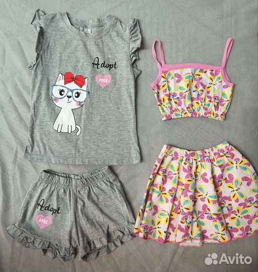 Летние костюмчики на девочку