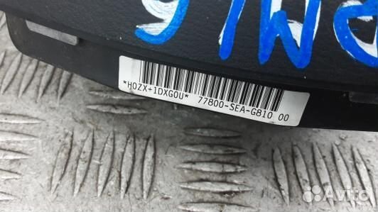 Подушка безопасности водителя honda accord 7 (DML0