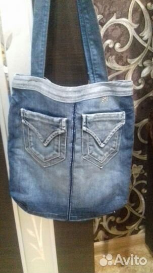 Рюкзачок,сумка из джинсы