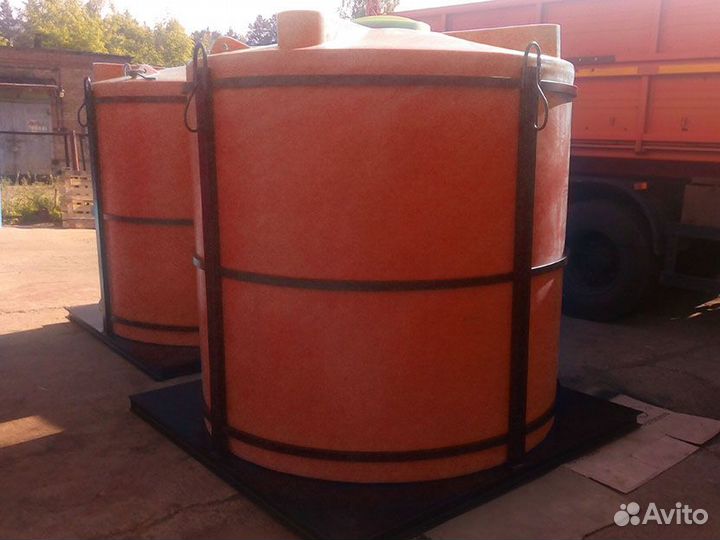 Емкость 5000 литров В кассете для кас