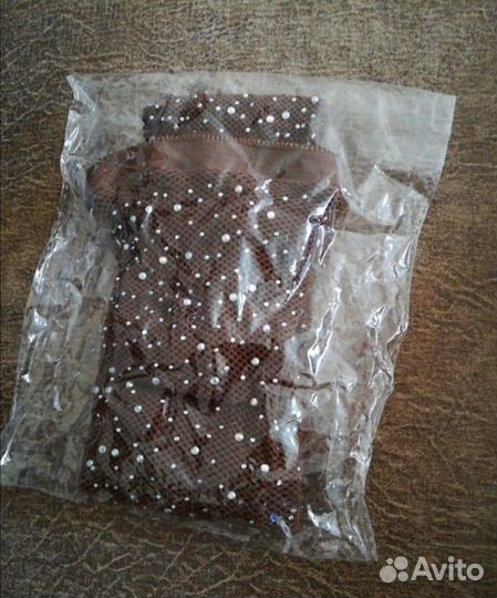 Колготки со стразами