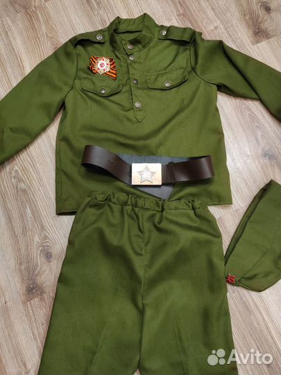 Карнавальный костюм для мальчика военный