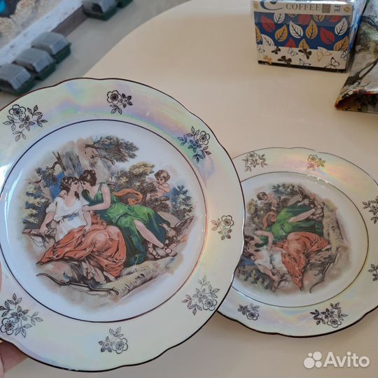 Тарелки из столового сервиза Мадонна ГДР kahla