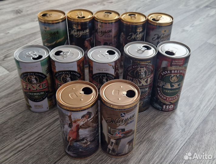 Коллекционные банки 12 шт (цена за все)