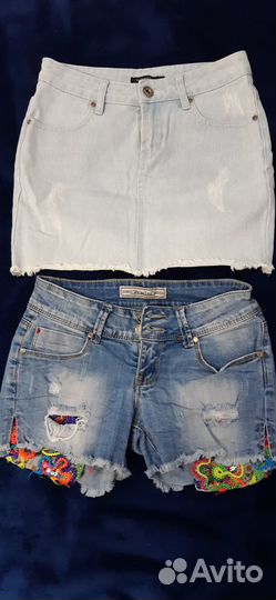 Шорты джинсовые