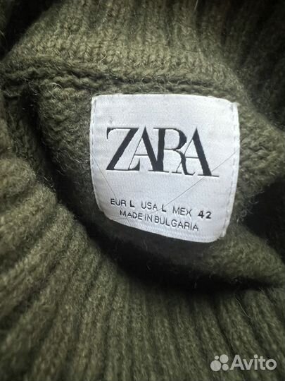 Свитер Zara шерсть оригинал