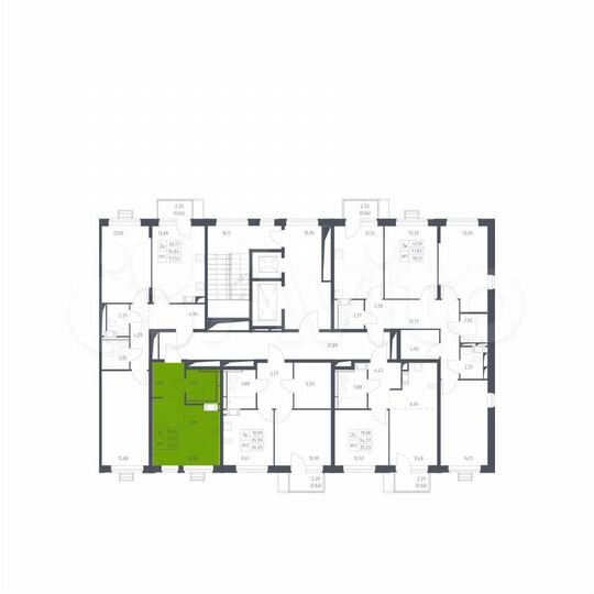 Квартира-студия, 21,7 м², 11/12 эт.