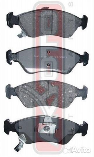 Akyoto AKD-1127 Колодки тормозные дисковые передни