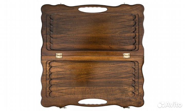 Нарды резные Корабль с ручкой 60 Haleyan