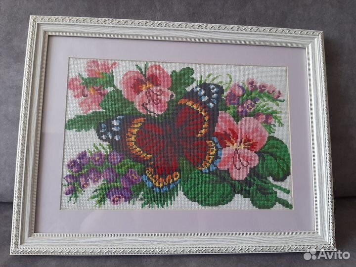 Картина вышивка