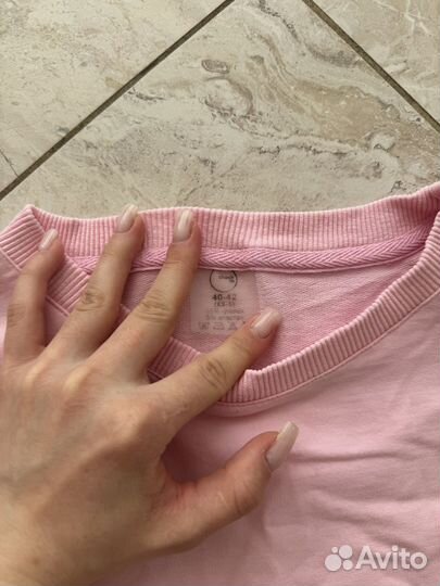 Лонгслив женский розовый 40-42