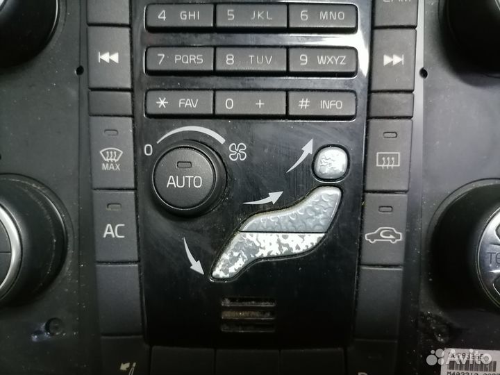 Блок управления климат-контролем 30795265 Volvo S6