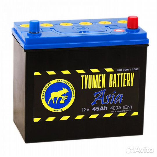 Аккумулятор Тюмень Asia 50R с переходниками обр. п