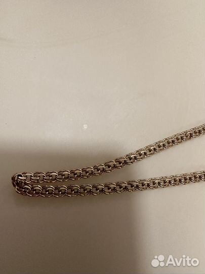 Цепь золотая мужская бу