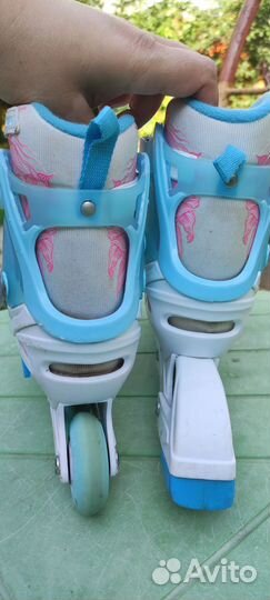 Роликовые коньки детские раздвижные