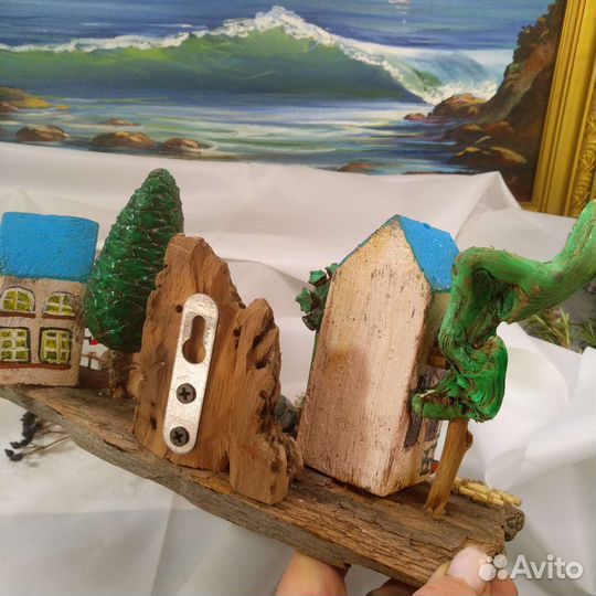 Дрифтвуд ключница.Итальянские домики