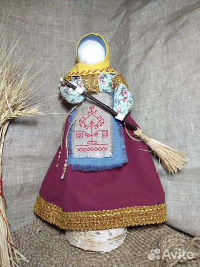 Обережная кукла Метлушка славянская народная